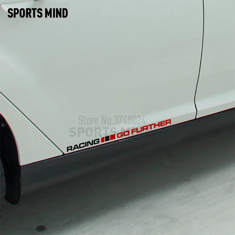 2 x Go Further Car Styling Automobiles Sticker Decal For Ford ranger focus mustang mondeo fiesta fusion kuga accessories | Автомобили и