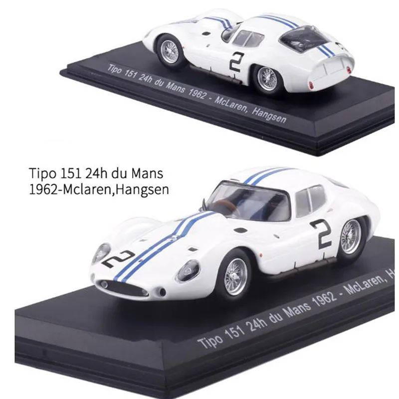 Масштаб 1:43 металлический сплав Классическая модель гоночного автомобиля Maseratis