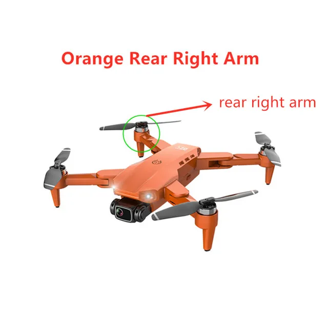 L900 PRO SE Drone Spare Part 7.4V 2200mAh Battery/Propeller/Arm For L900 Pro SE Accessories L900 PRO SE Avoidance Drone  Battery 1Rear Right Arm