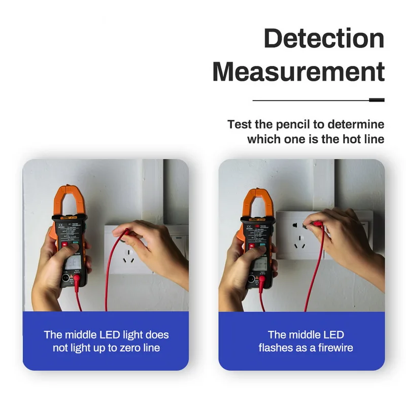 Цифровой мультиметр AC/DC Напряжение Электронный Амперметр Вольтметр Омметр с