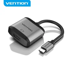 Adaptateur de Type C vers HDMI USB-C vers 4K HDMI VGA convertisseur Thunderbolt 3 Dock pour MacBook Huawei Mate 30 Pro USB C vers VGA