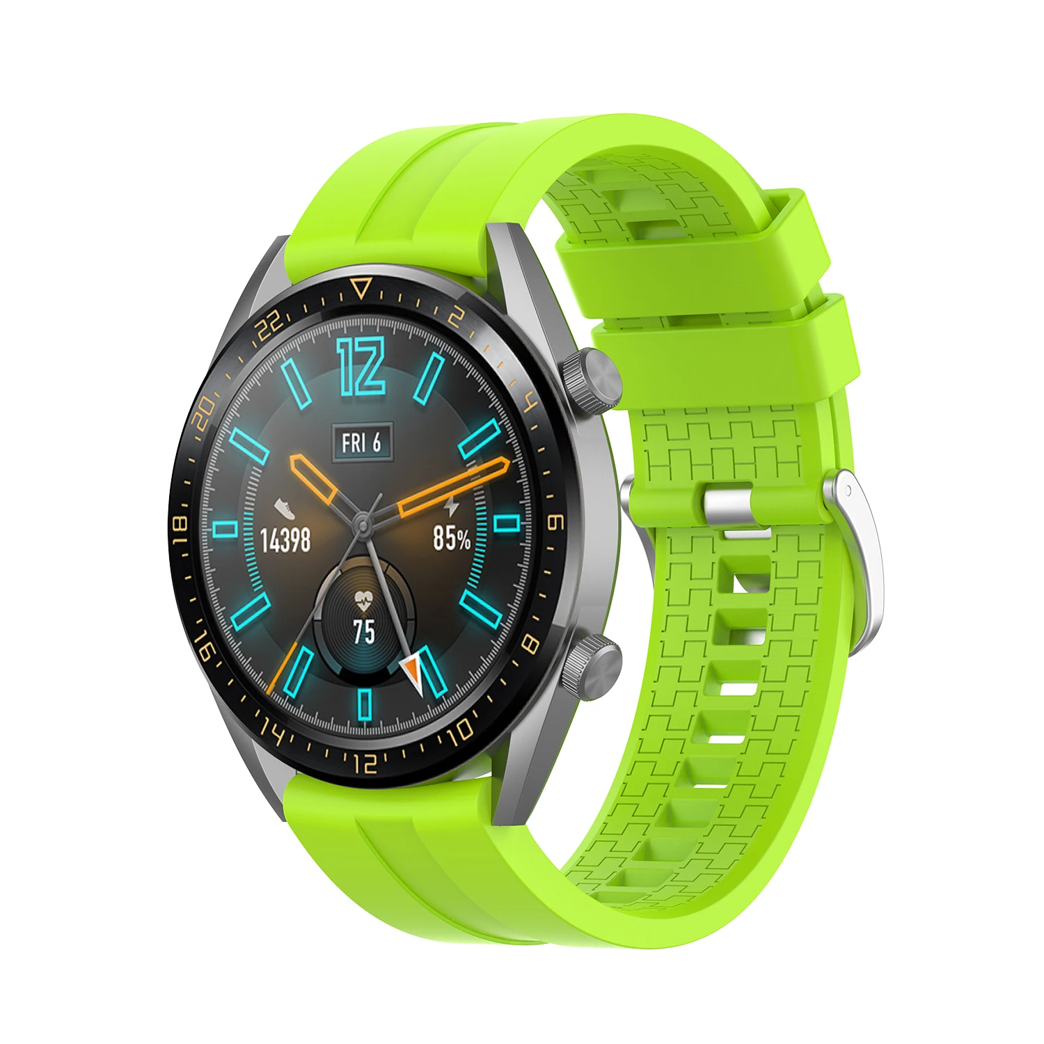 Сменные аксессуары для наручных часов для huawei Watch GT 46 мм официальный силиконовый ремешок универсальный дисплей ширина 22 мм