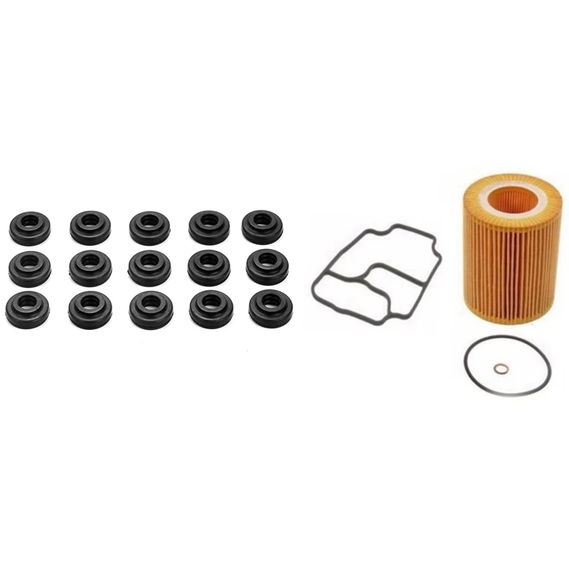 1set Oil Filter Kit & Housing Gasket for BMW E39 E46 E60 X3 X5 Z3 Z4