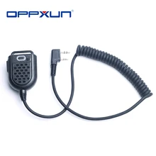 Mini haut parleur LED portable, pour KENWOOD TYT F8 BAOFENG, uv 5r, Radio Retevis, walkie talkie, accessoires