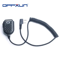 Mini haut parleur LED portable, pour KENWOOD TYT F8 BAOFENG, uv 5r, Radio Retevis, walkie talkie, accessoires 