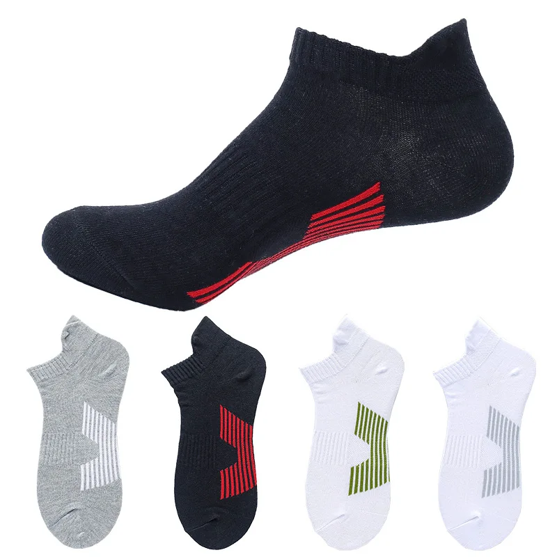 New Fashion Basketball Running Protective Ankle Pad Shock Absorption And Breathable High Performance Cotton Sports Men's Socks | Мужская
