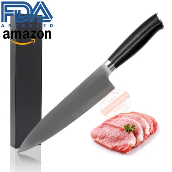 

More Function Western-style Food Cook Knife General Service Utility Knife Stainless Steel Section Knife Meat Knife G10 Handle