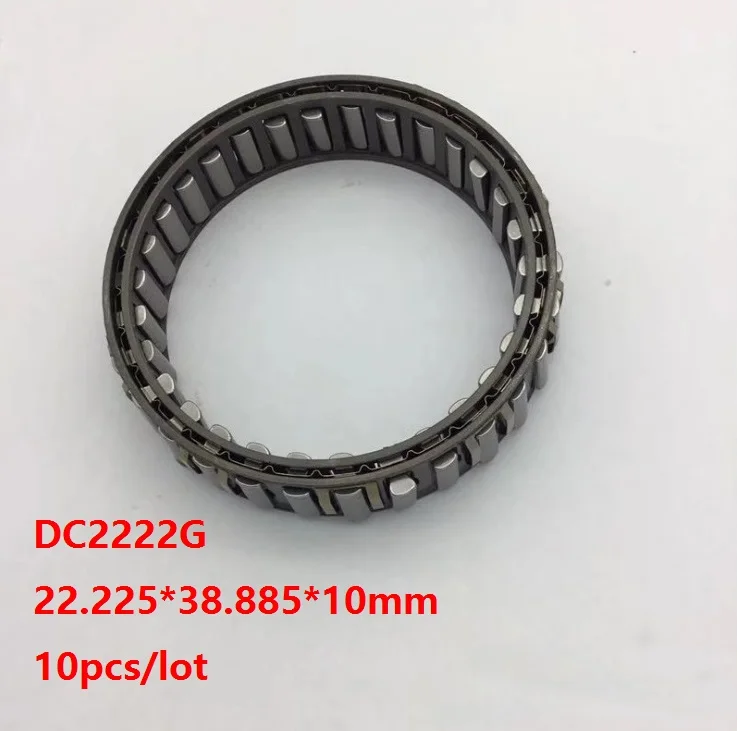 

10 шт./лот DC2222G 22,225*38,885*10 мм односторонний подшипник сцепления, игольчатый роликовый подшипник, свитой Тип колес