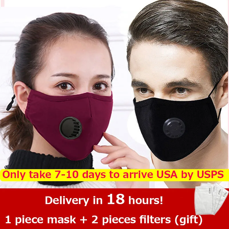 

PM2.5 Cotton Mask 5 Layers Filter Mask Dust Mask Anti Virus Dustproof Antifog Haze Protective Breather Valve Children Adult Mask