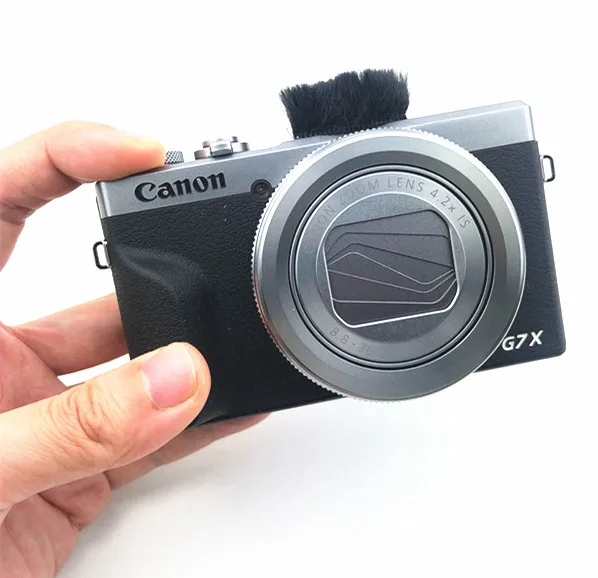 6 шт. глушитель ветра для Canon G7x Mark II Micromuff Sony RX100 III IV RX100M5 крышка микрофона G7X