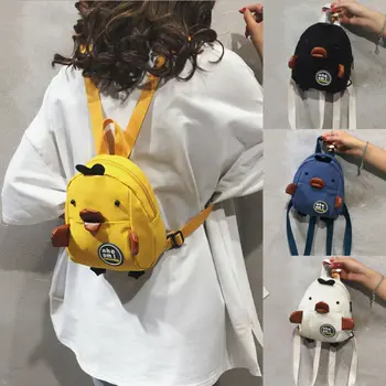 

2019 New Fashion Women Backpack Cartoon Duck Travel Small Rucksack Shoulder Bags Fashion