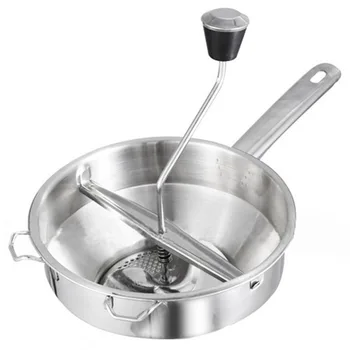 

1pc Stainless Steel Blender Manual Potato Presser Potato Ricer for Home (Silver)