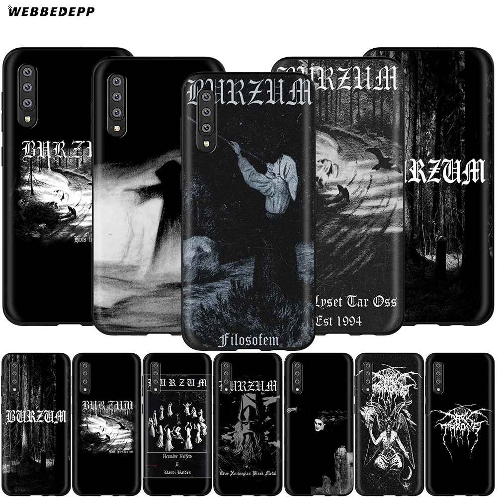 Webbedepp Burzum Filosofem BRZM чехол для Samsung Galaxy A2 J4 J6 J7 Duo J8 Core Prime 2018 A20E A70S | Мобильные телефоны