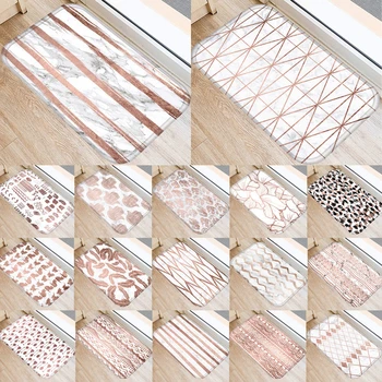 

1pcs 40*60cm Leopard Print Pattern Anti-Slip Suede Carpet Door Mat Doormat Outdoor Kitchen Living Room Floor Mat Rug 48276