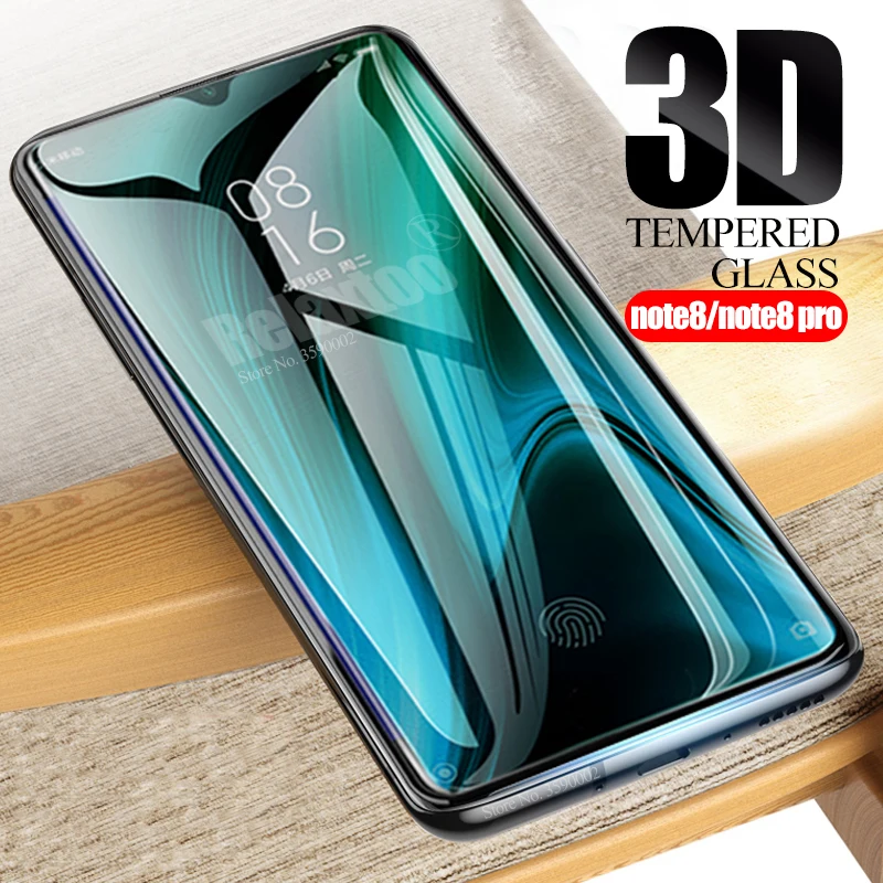 Защитное стекло на redmi note 8 закаленное для xiaomi pro xaomi note8 8pro защитное покрытие