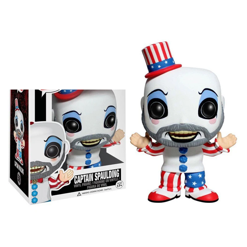 FUNKO Новый стиль Captain Spaulding 58 # Виниловая фигурка Коллекционная модель игрушки для