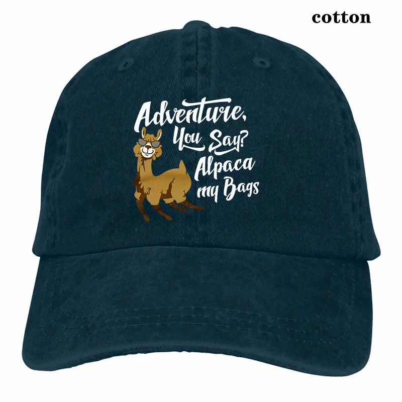 Alpaca My Bags WHT бейсбольная кепка для мужчин и женщин, Кепка-Дальнобойщик, модная Регулируемая Кепка - Цвет: 3-Navy