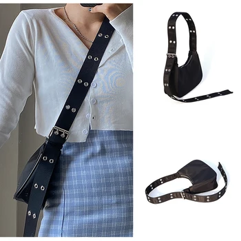 

New Trend Shoulder Bag For Women Lady Crossbody Nylon Crossbody Bag Female Daily Bag Underarm Sling Bag Dropshipping Bags Black