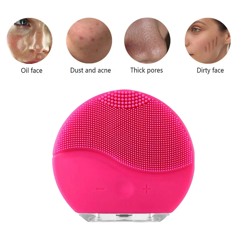 New Face Cleaning Massager Electric Cleansing Face brush beauty washing brush Household Cleaning Face Washing brush Face brush