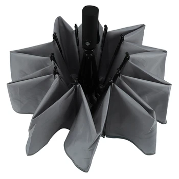

Wind Resistant Three Folding Automatic Umbrella Rain Women Auto Luxury Big Windproof Umbrellas Men Frame Windproof 10K Parasol