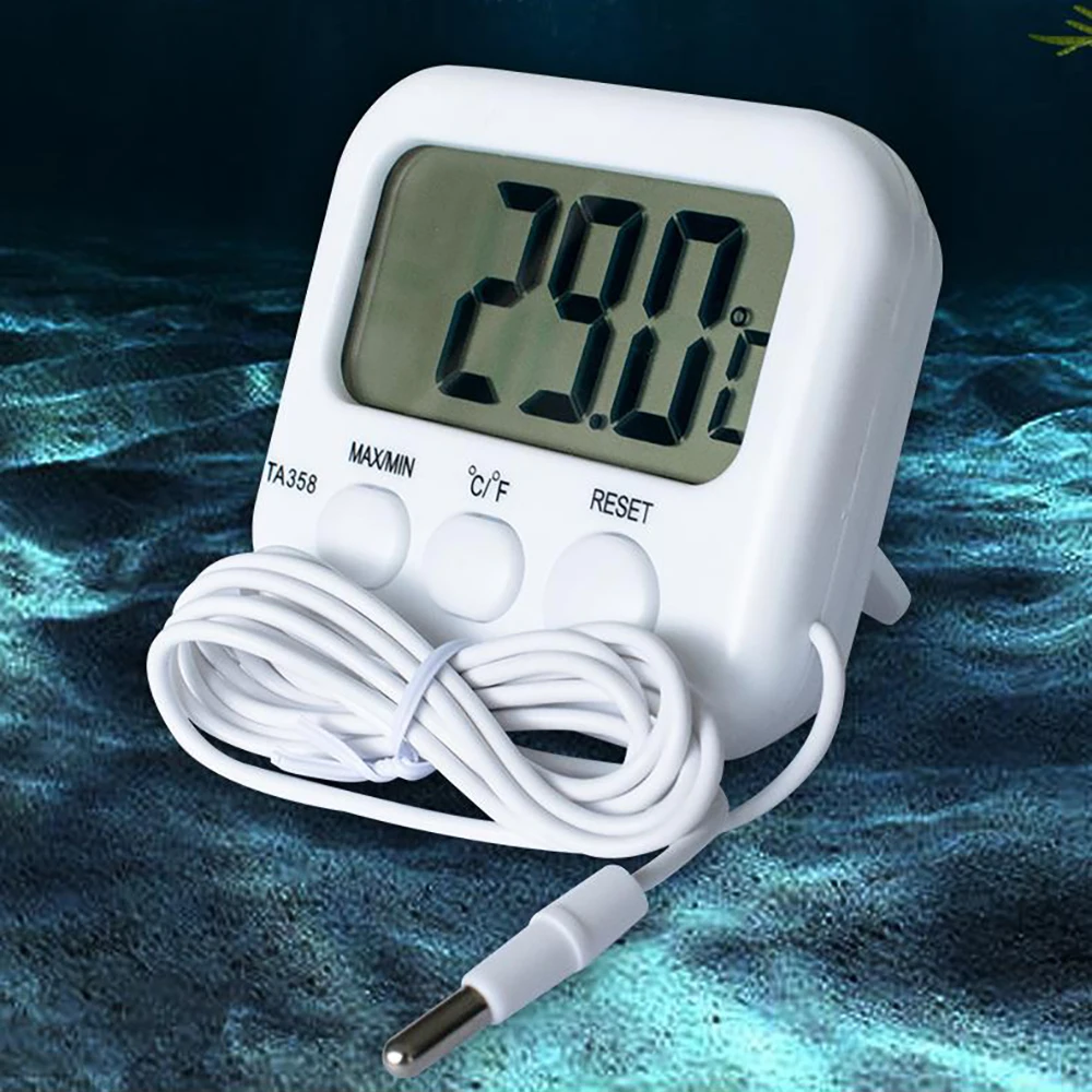 

New Mini LCD Digital Probe Sensor Thermometer Water Tank Swimming Pool Refrigerator Aquarium Wine Cellar Thermometer Measurer