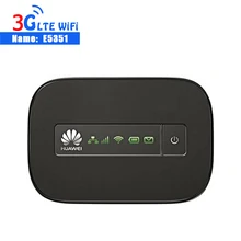 Разблокировка huawei E5351 лучший 3G Портативный Wi-Fi маршрутизатор со слотом для sim-карты 21 м Карманный WiFi