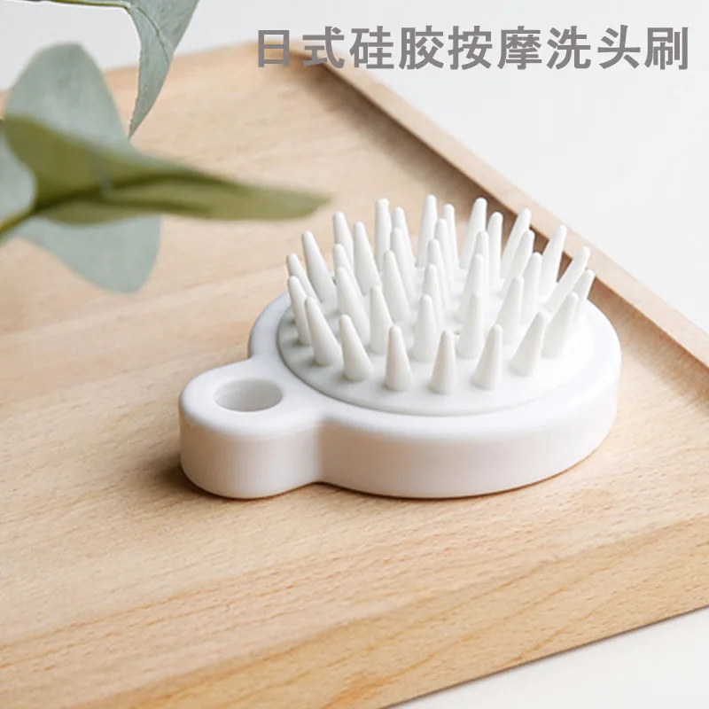 Japanese Scalp Health Massage Hair Brush Comb Scalp Cleaning Silicone