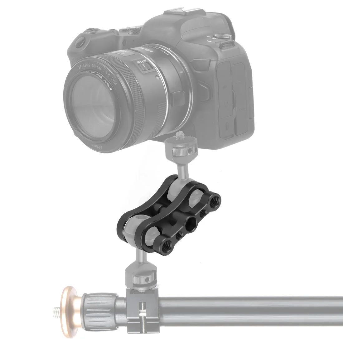 Aluminium CNC Kugelkopf Schmetterling Clip Tauchlicht Arm 360 Grad Clip Adapter Halterung Halter für Gopro YI für OSMO Action Kamera – Detail 7