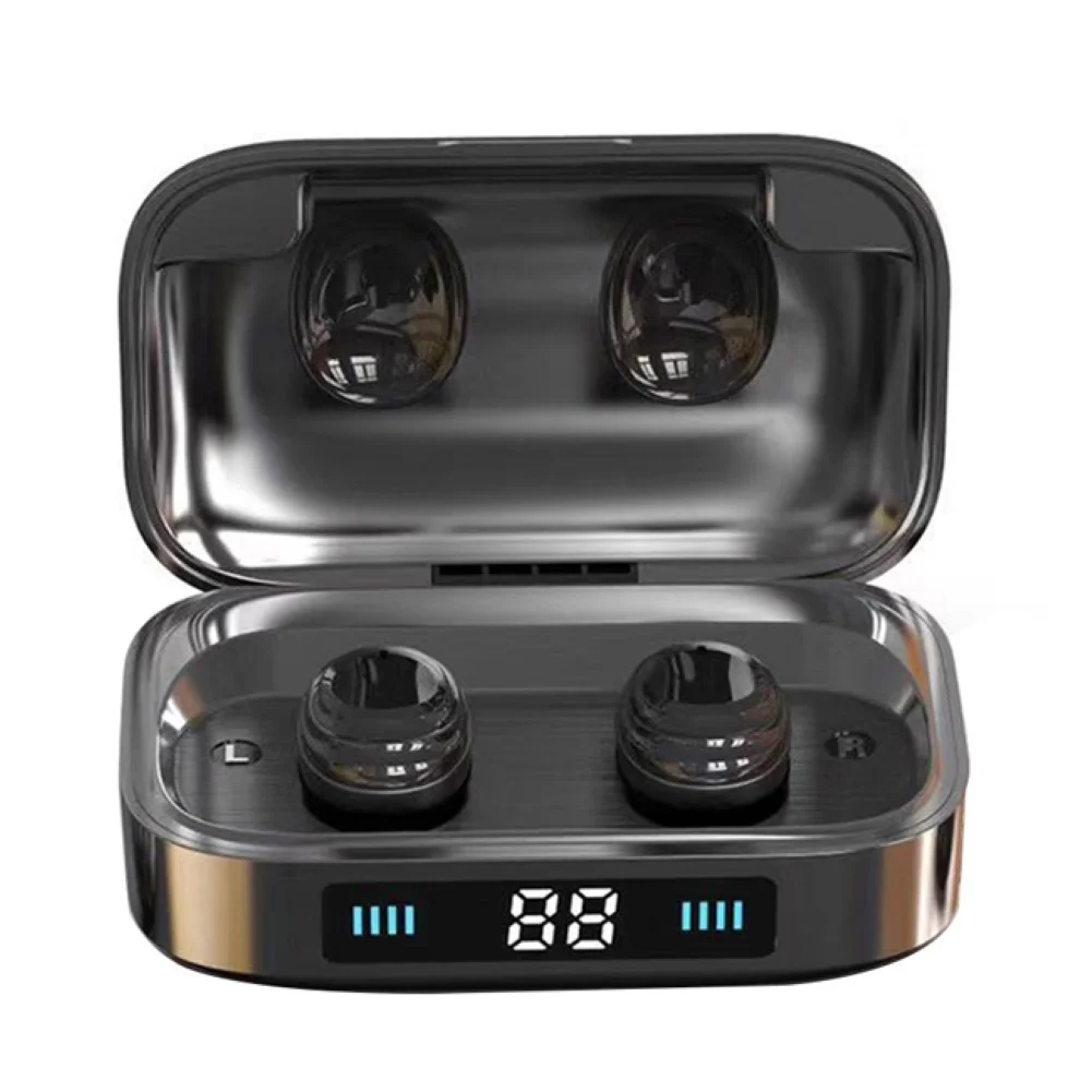 H01 TWS Bluetooth 5,0 водонепроницаемые наушники с сенсорным управлением 9D стерео музыкальный наушник 2000 мАч светодиодный дисплей зарядная коробка