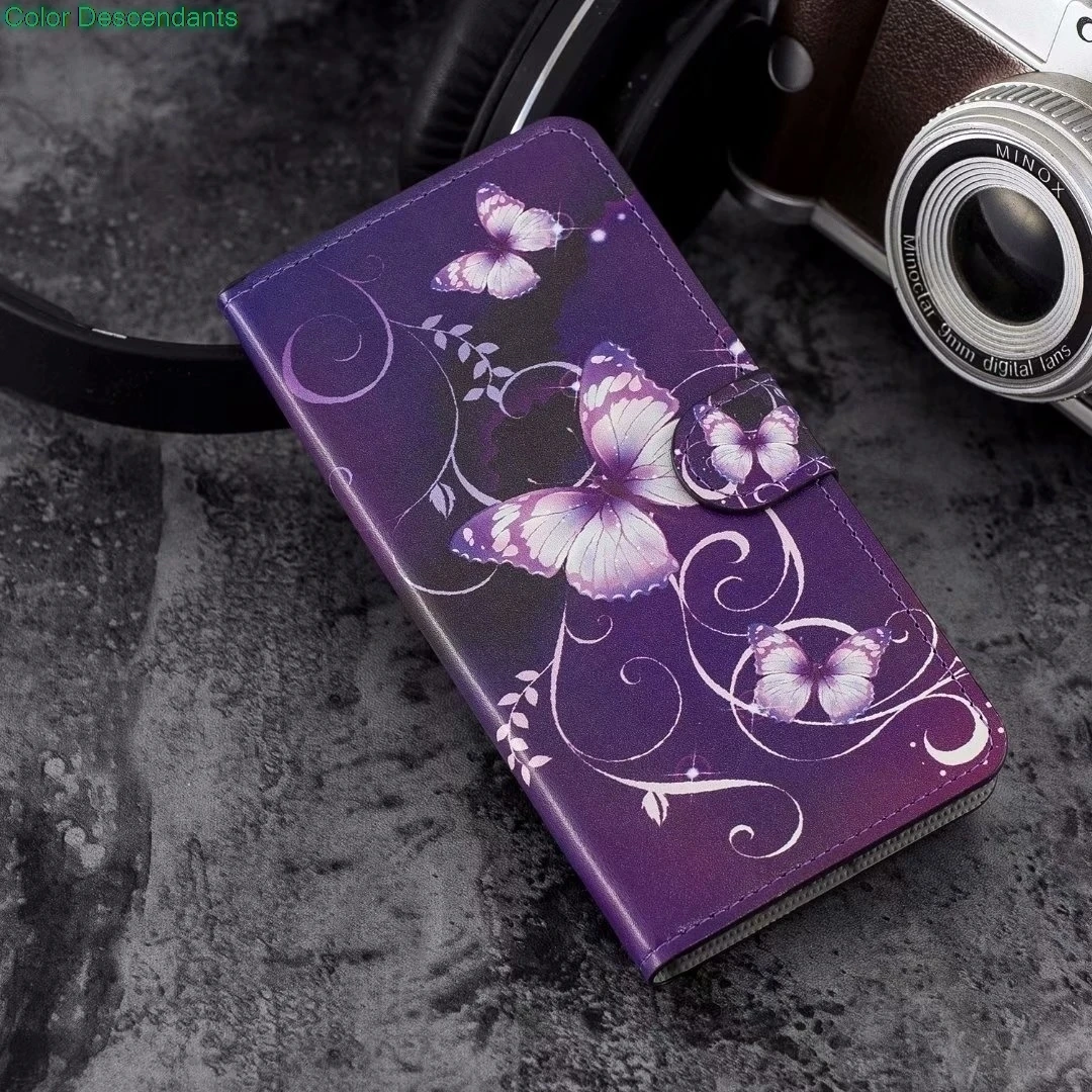 2 Кожаный чехол для телефона samsung Galaxy S10e S10 Lite, флип-чехол S10 E G970 SM-G970X SM-G970/DS SM G970F/DS розовые чехлы-бумажники сливы - Цвет: 2