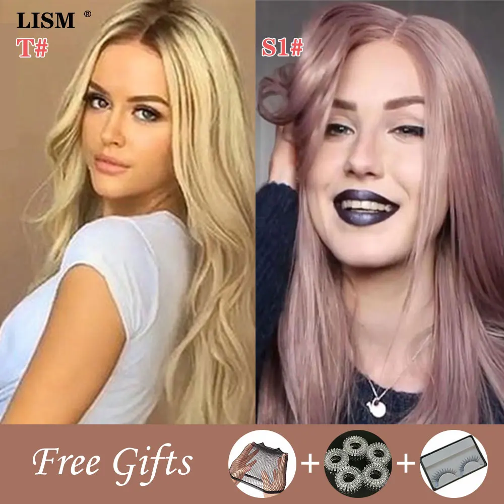 

New Women Synthetic Cosplay Wig Blonde Bigoudis Cheveux Pour Femme Peruki Damskie Pelucas De Mujer Pelo Natural Lolits Wigs