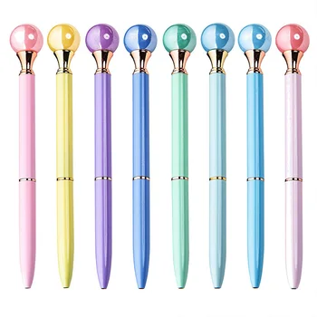 

Pearl Pens Gift for Women,Bling Fantastic Metal Ballpoint Pens with Black Ink for Office Supplies Wedding Gift(8 Pcs)