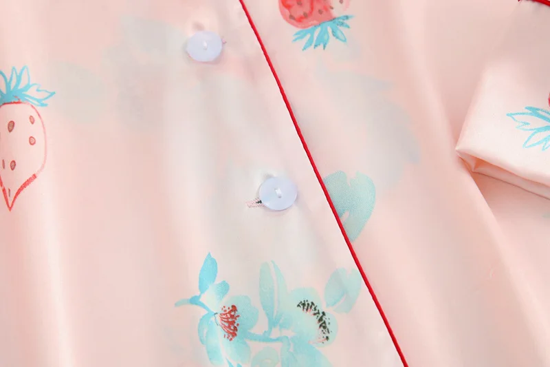 Пижамный комплект для Женщин Леопардовый принт, сексуальный повседневные пижамы 2 шт. ледяная шелковая, сатиновая пижама с длинным рукавом, Женская домашняя одежда, костюм