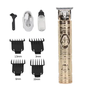 

new 22W Metal Material Close-Cutting Digital Hair Trimmer Rechargeable Electric Hair Clipper Barbershop Cordless Tool