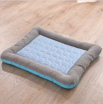 

Pet Blanket Dog Bed Cat Mat Soft Ice Silk Cool Breathable Sleeping Beds For Small Medium Dogs Cats Pet Supplies Dog Accessories