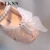 ULKNN Toddlers Baby Girls Shoes Kids Leather Shoes For Wedding Party Performance Lace Butterfly Rhinestone Bling Pearls Beading