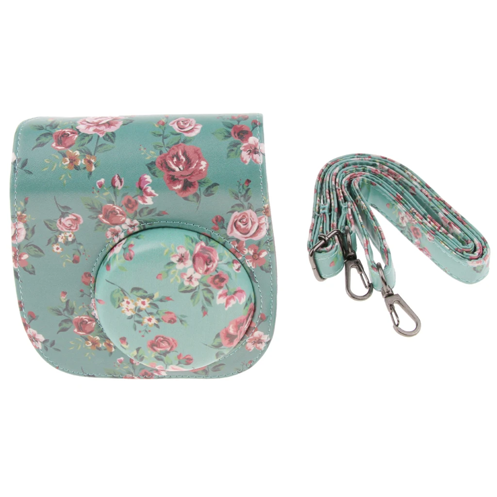 PU Leather Bag Case Cover for Fujifilm Instax Mini 8 8+ 9 Film Cameras Shoulder Strap Bag Protect Case Pouch 2019 New