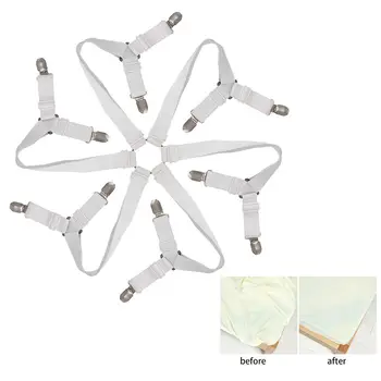 

Bed Sheet Mattress Cover Blankets Home Grippers Clip Holder Fasteners Non-slip Elastic Straps Fixing Slip-Resistant Belt