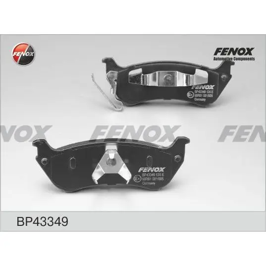 Колодки тормозные MERCEDES W163 ML 230-500 98-05 задние FENOX BP
