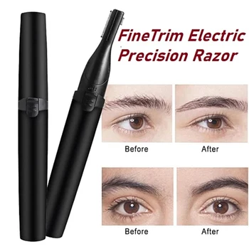 

Men/Women Fine Electric Eyebrow Trimmer Precision Eyebrow Razor Shaver Fashion Design Does Not Hurt The Skin Beauty Tools