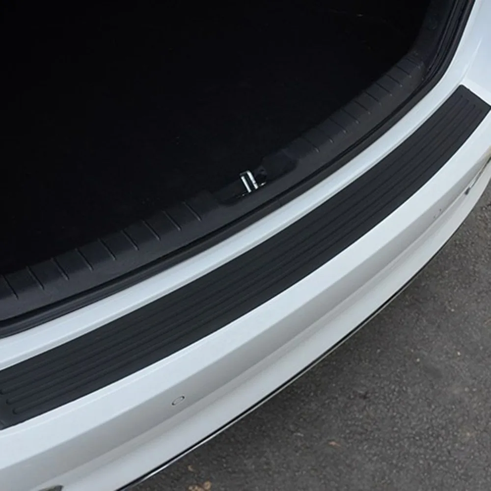 Universal Trunk Door Sill Guard Sleeve Bumper Rubber Decorative Strip Rear Guard Rubber Molding Pad Sheath Trim Panel