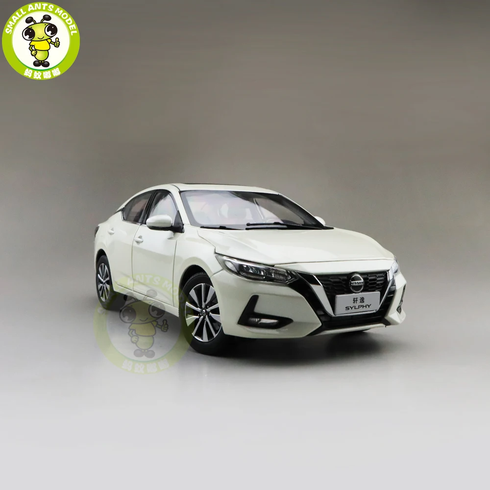 1/18 Nissan SYLPHY автомобиль из литого металла модель игрушки Дети Подарки для мальчиков и девочек белый