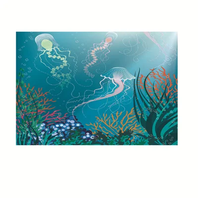 Aquarium Background Unique Dragon Adhesive Decor Sticker Paper Cling Decals For Fish Tank Backdrop Poster Decoration - Color: JY1009058