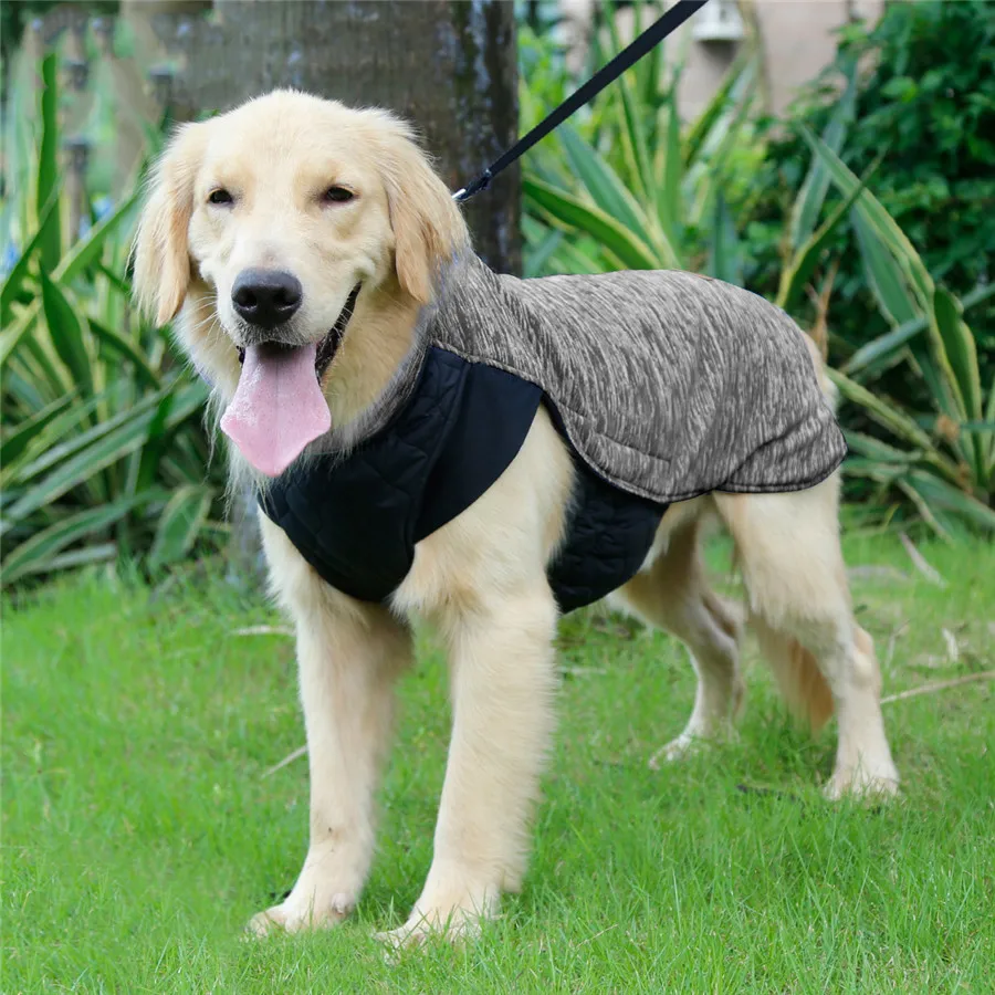 Зимняя одежда для собак одежда Реверсивный роскошная кровать для собаки куртка для маленьких девочек, средних и больших размеров, собачья шерсть бесплатные спортивные Мягкий щенок Костюмы пальто 3XL