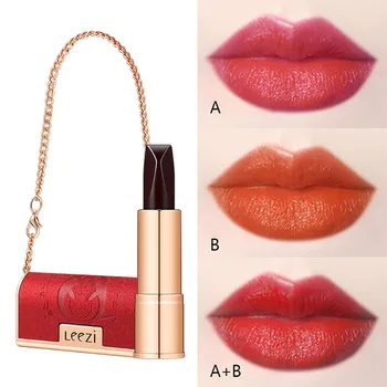 

Matte Lipstick Three-Color Velvet Long Lasting Non-Stick Cup Lipsticks Fashion Chain Bag With Lipstick Cosmetics #Zer