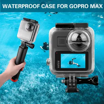 

Waterproof Case+Adapter+Screw+Wrench+Anti-fog Sheets for GoPro MAX Camera Protection Case for Underwater