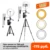 Selfie Ring Lamp Led Ring Light Selfie For Ring Phone Photography Lighting Camera Tripod Kit Photo Equipment Para Air Black