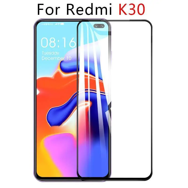 Полное покрытие Взрывозащищенная пленка для Xiaomi Redmi K30 Защитная экрана на K20 Note 8 Pro