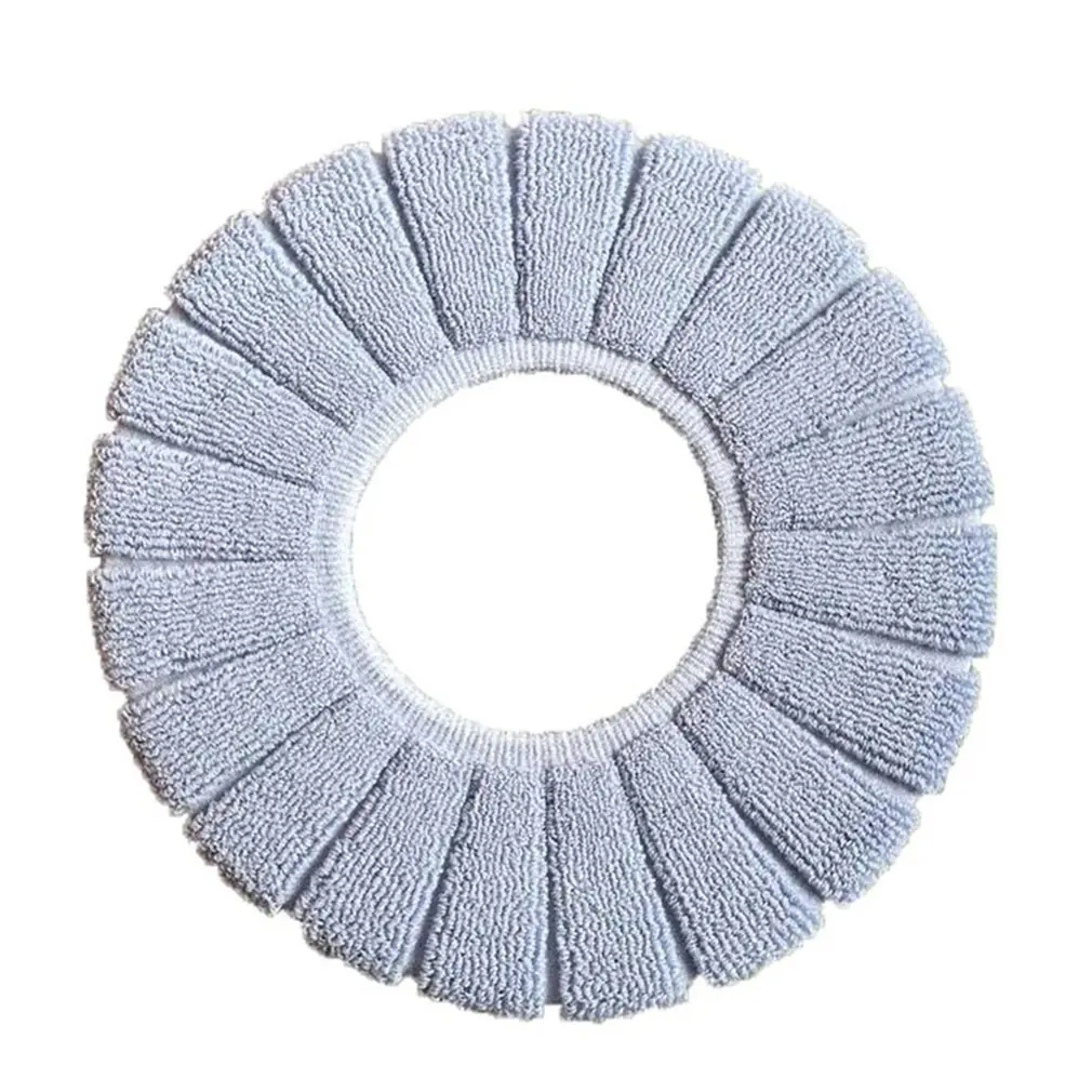 Winter Comfortable Soft Heated Washable Toilet Seat Mat Set Bathroom