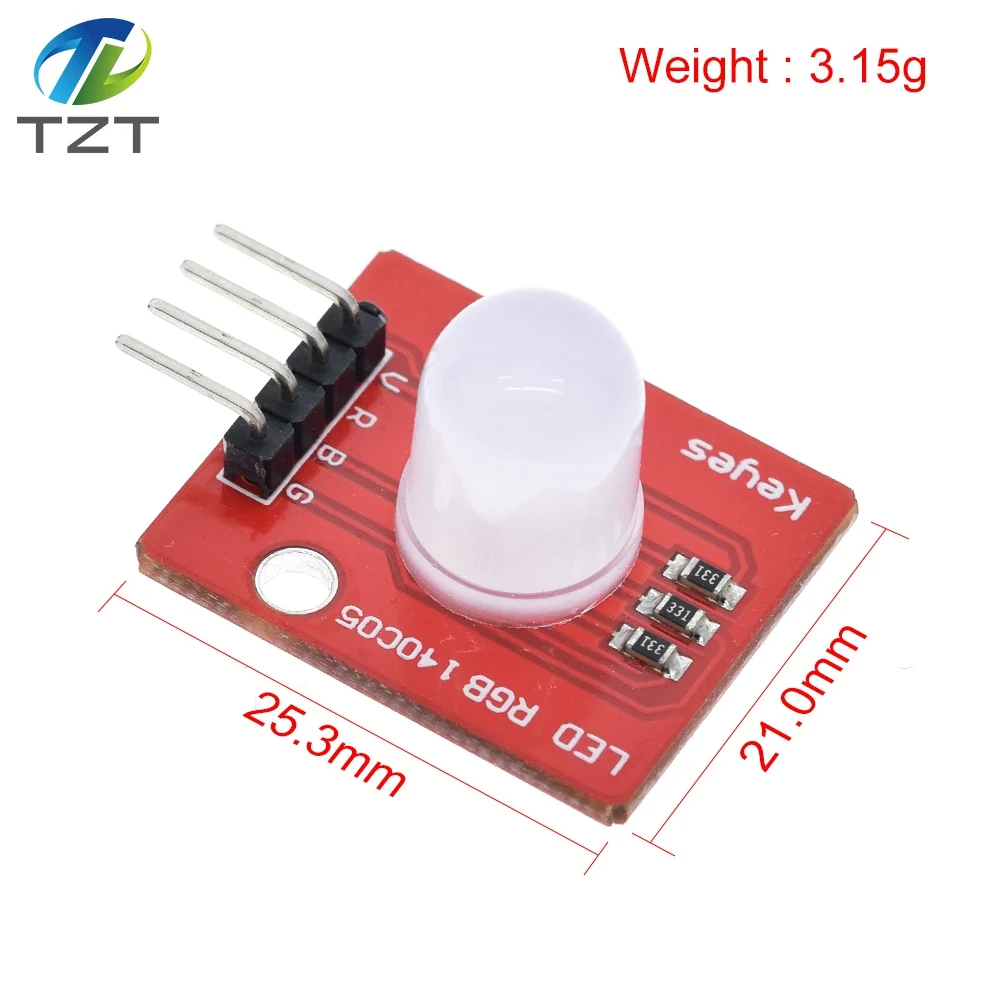 TZT 10 мм полноцветный RGB светодиодный Module140C5 электронные строительные блоки для